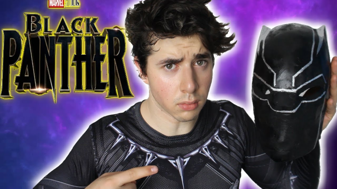 COMO HACER EL CASCO DE PANTERA NEGRA!!!! Tutorial mascara black panther - Carlos Te