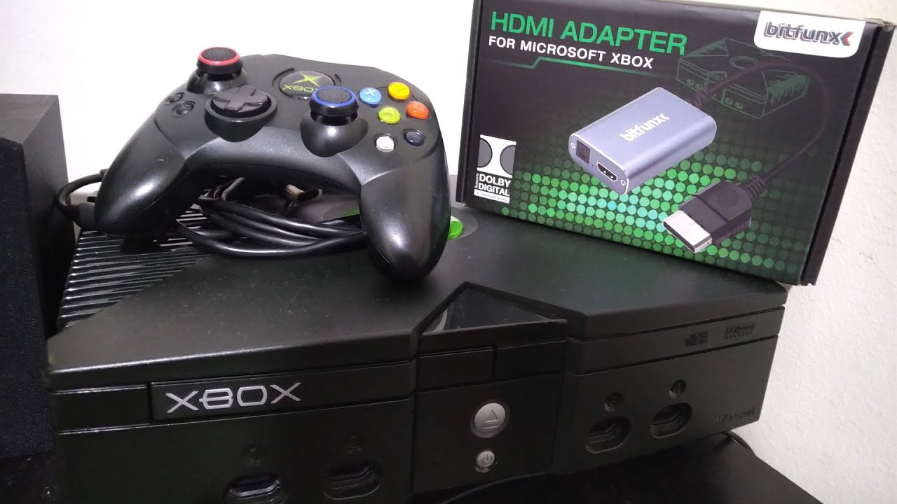 Extraindo o m&aacute;ximo do Xbox Cl&aacute;ssico com adaptador HDMI da Bitfunx + Teste comparativo Cabo Av x HDMI