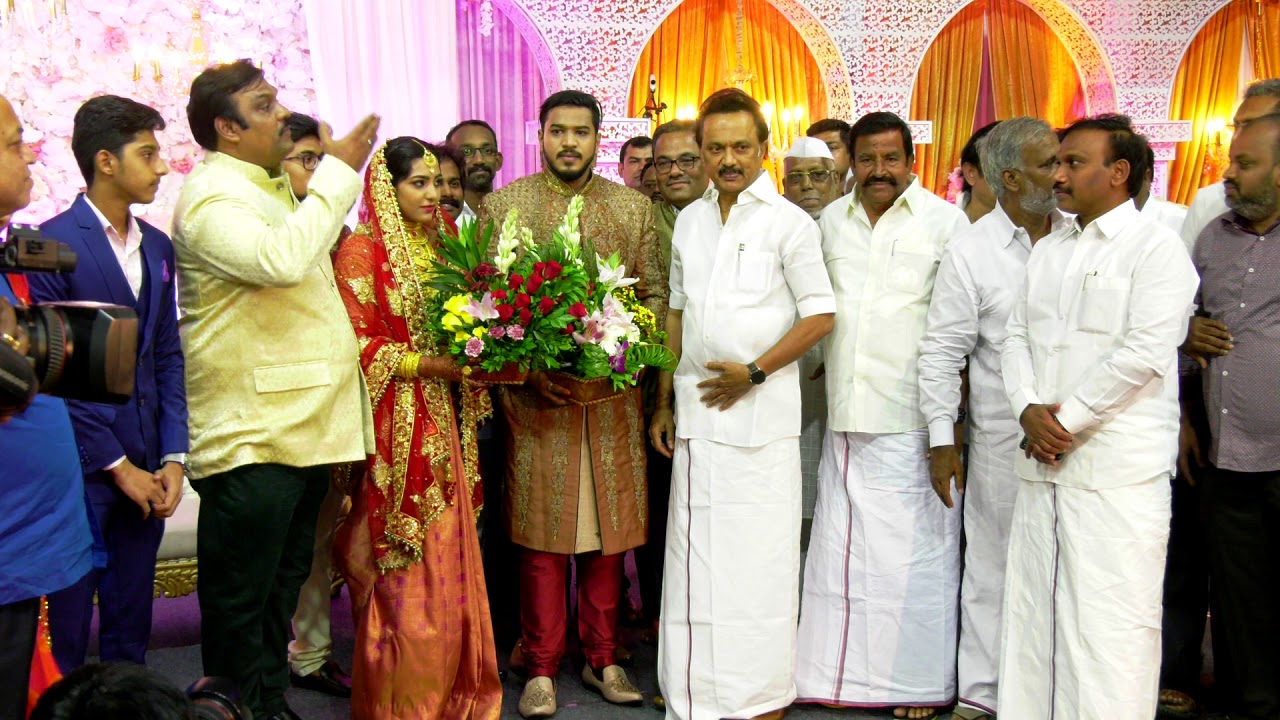 தாஜ் நூர் மகள் சுமையா திருமண வரவேற்பு நிகழ்ச்சி எம் ஜி ஆர் - ஜானகி கலைக்கல்லூரி வளாகத்தில்