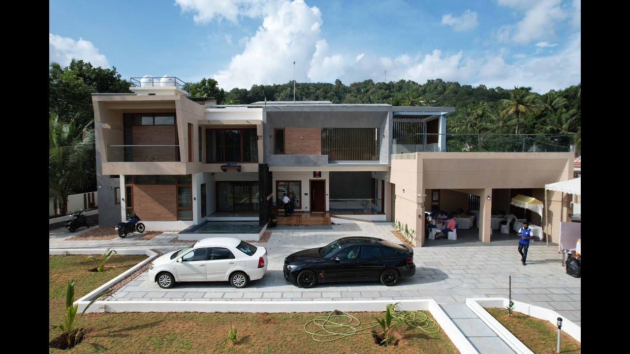Modern Contemporary house at Pathanamthitta, Kerala