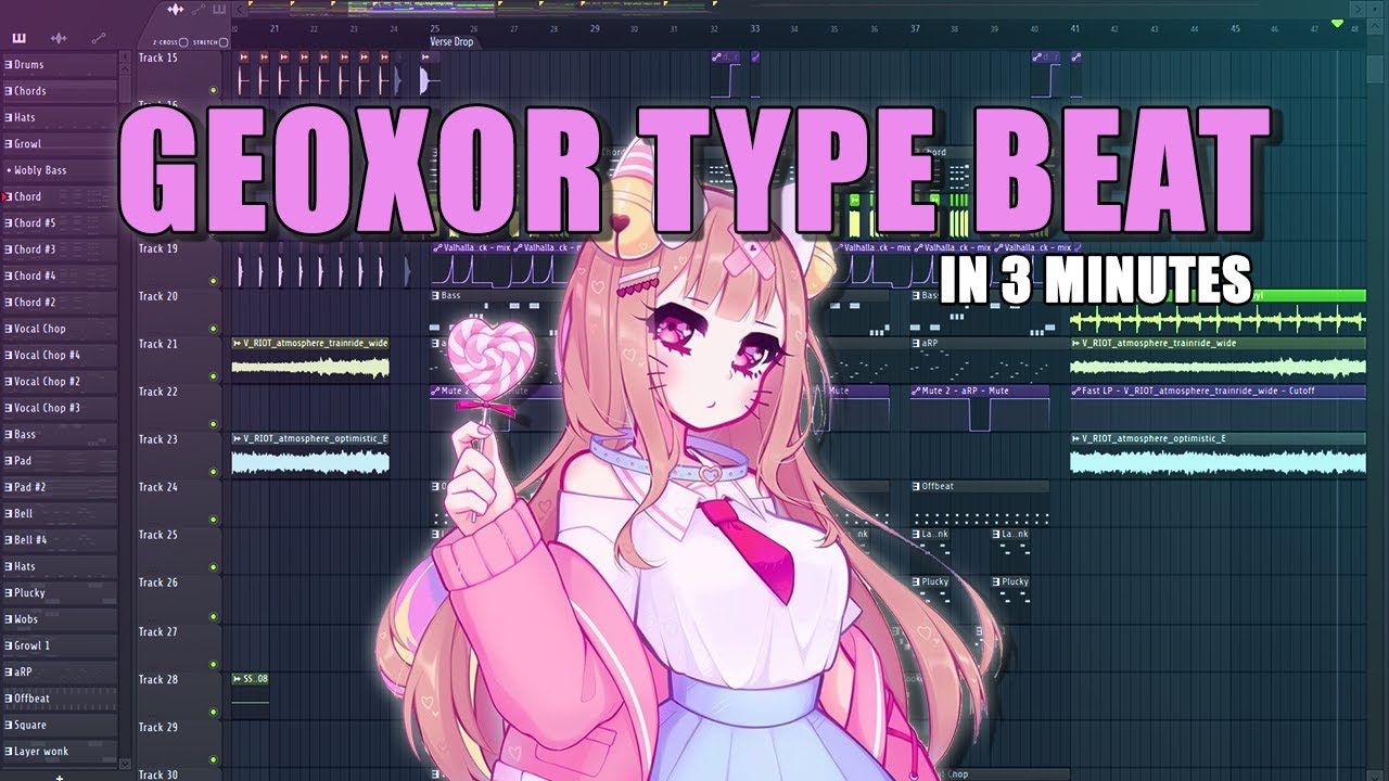 GEOXOR TYPE BEAT IN 3 MINUTES (FL STUDIO TUTORIAL)