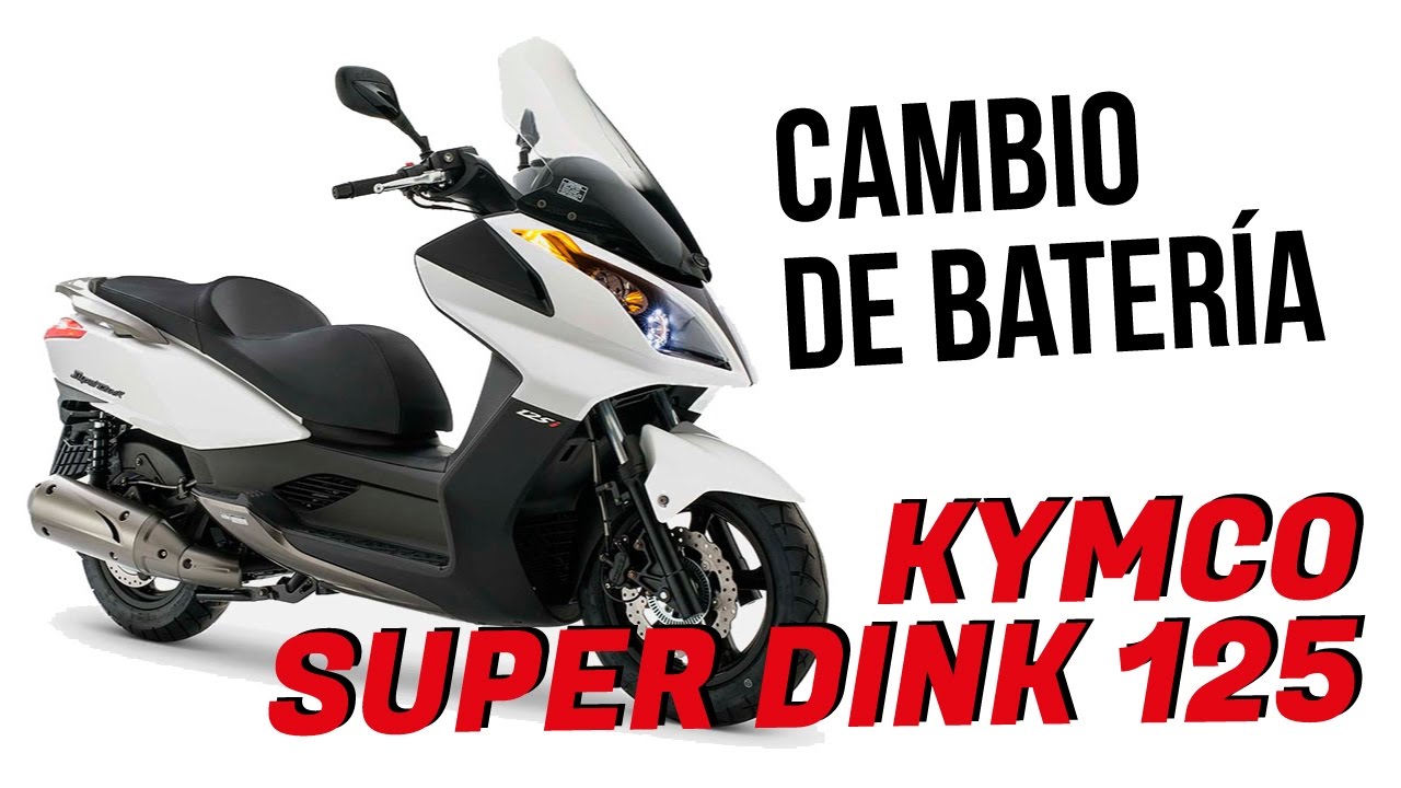 Cómo cambiar la batería de la moto Kymco Super Dink 125