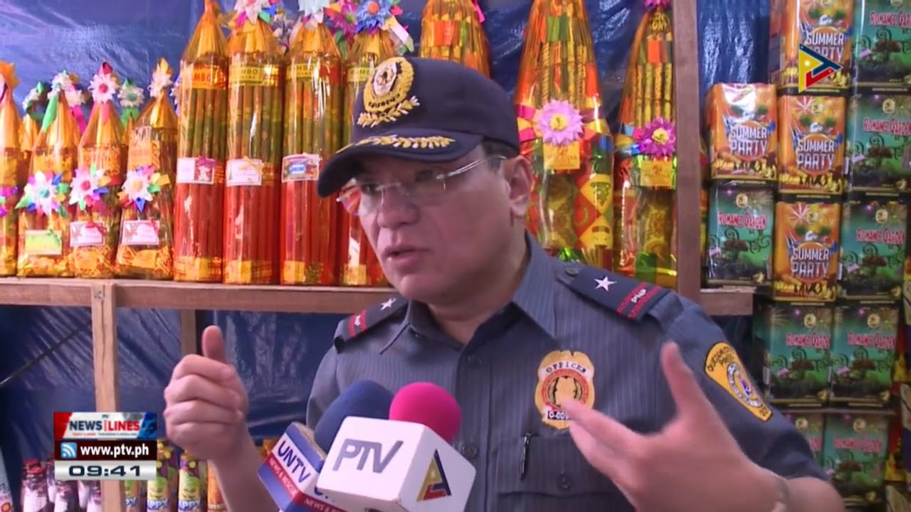 QCPD chief inspects fireworks outlets