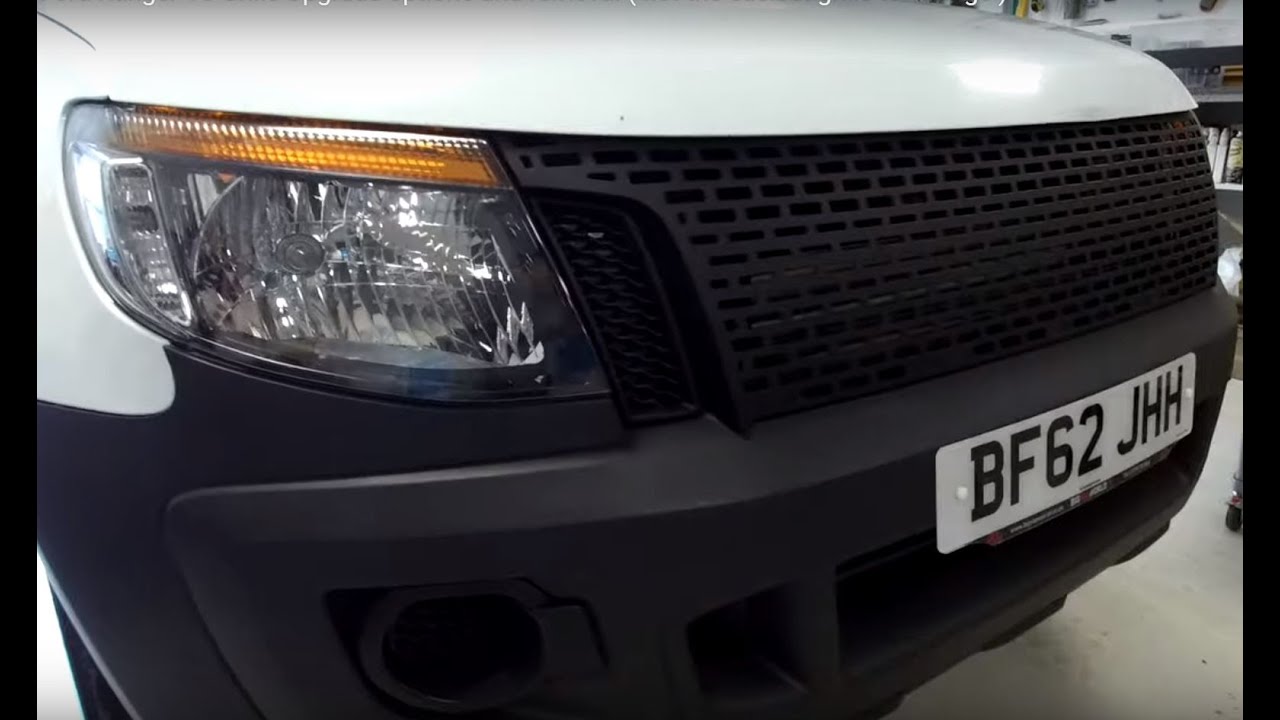 Ford Ranger T6 Grille Upgrade options and removal ( not the easiest grille to change )
