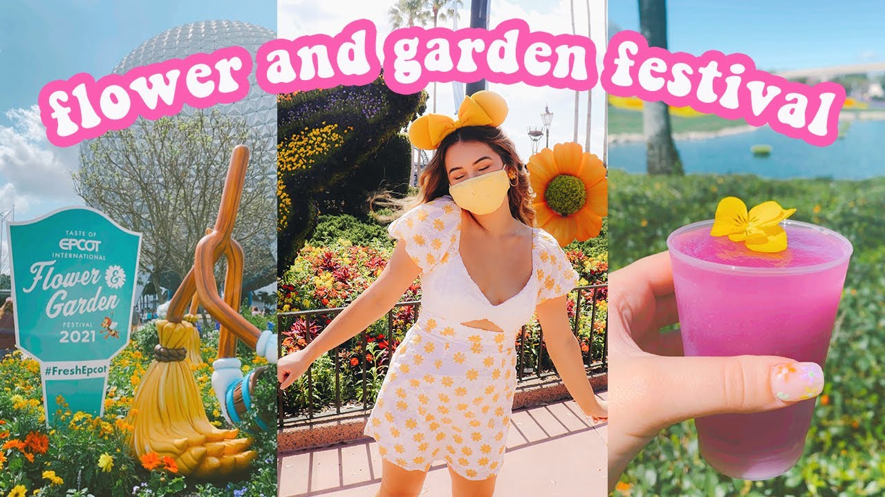 OPENING DAY OF EPCOT'S FLOWER AND GARDEN FESTIVAL 2021 🌼 food, flowers, + more!