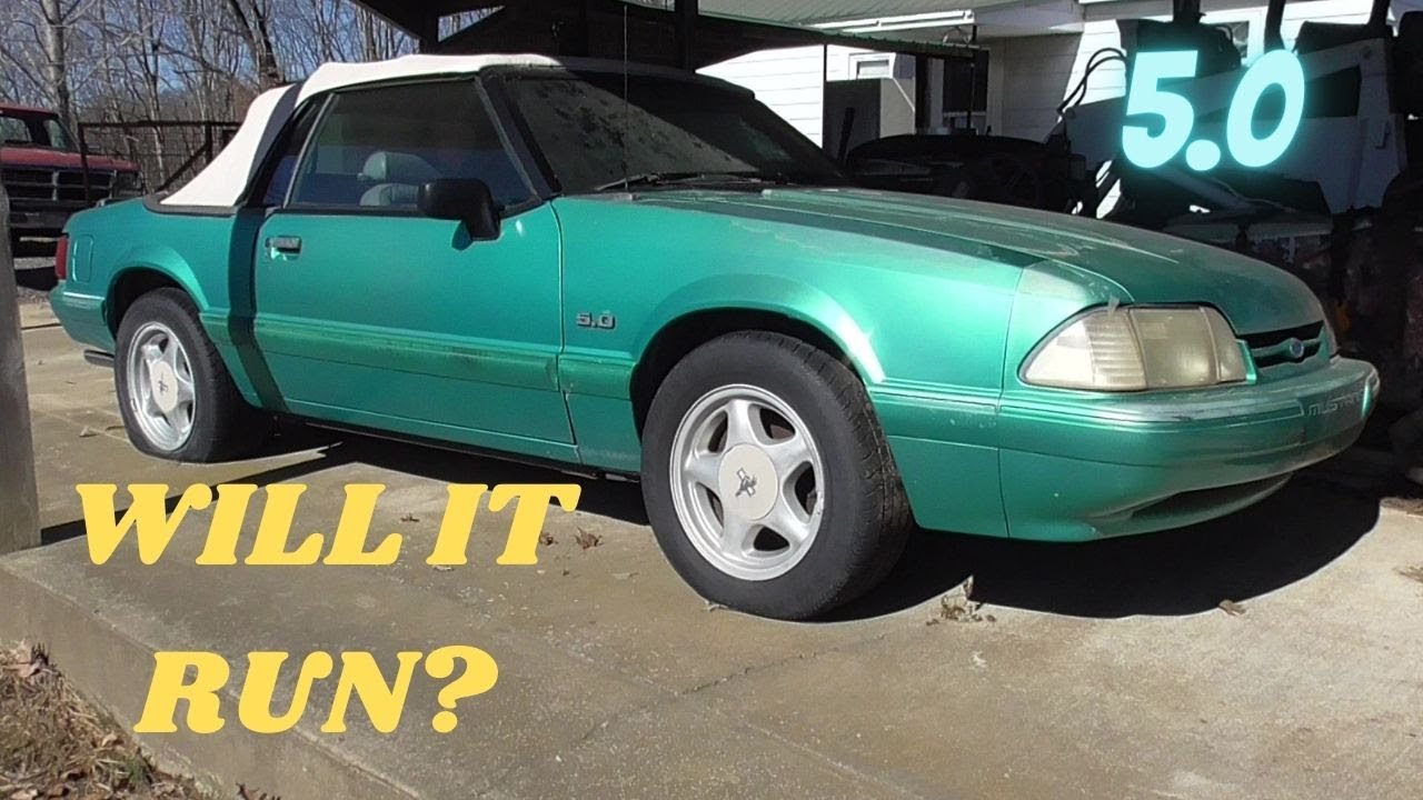 Will It Run and Drive After Sitting 13 Years? 1992 Ford Mustang Convertible