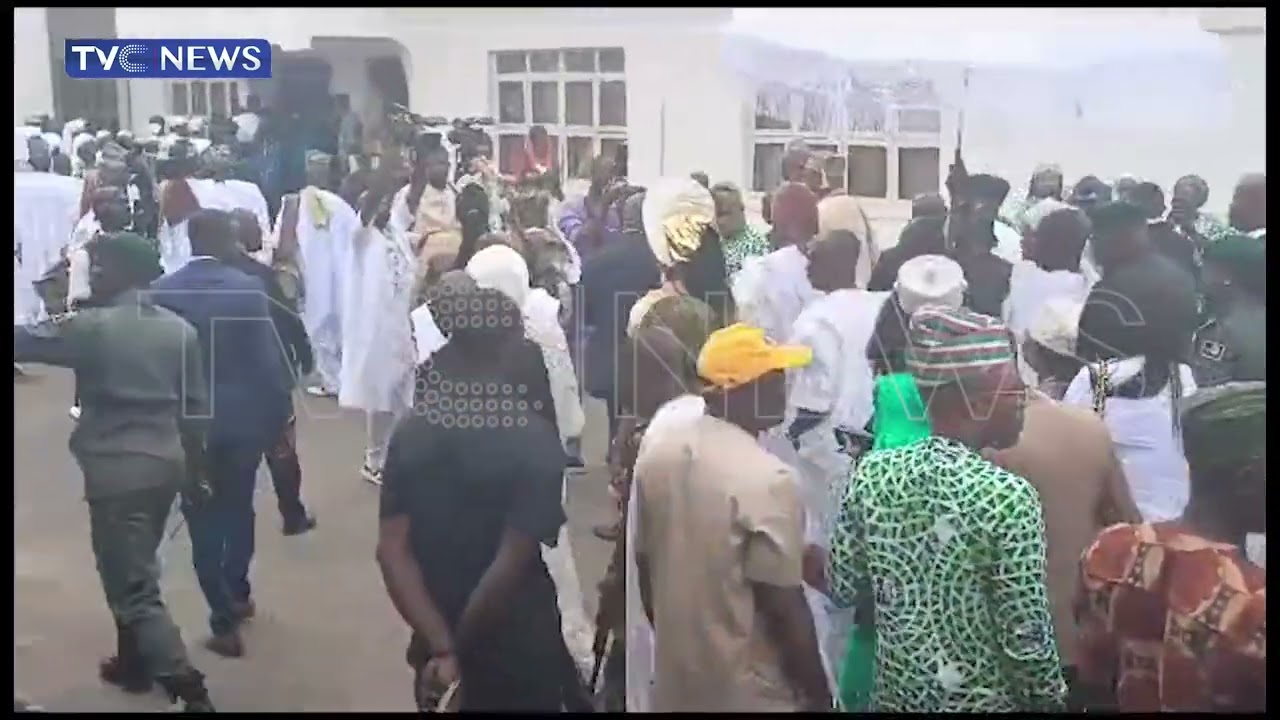 Nigeria's First Lady, Senator Oluremi Tinubu Arrives Palace Of Ooni Of Ife