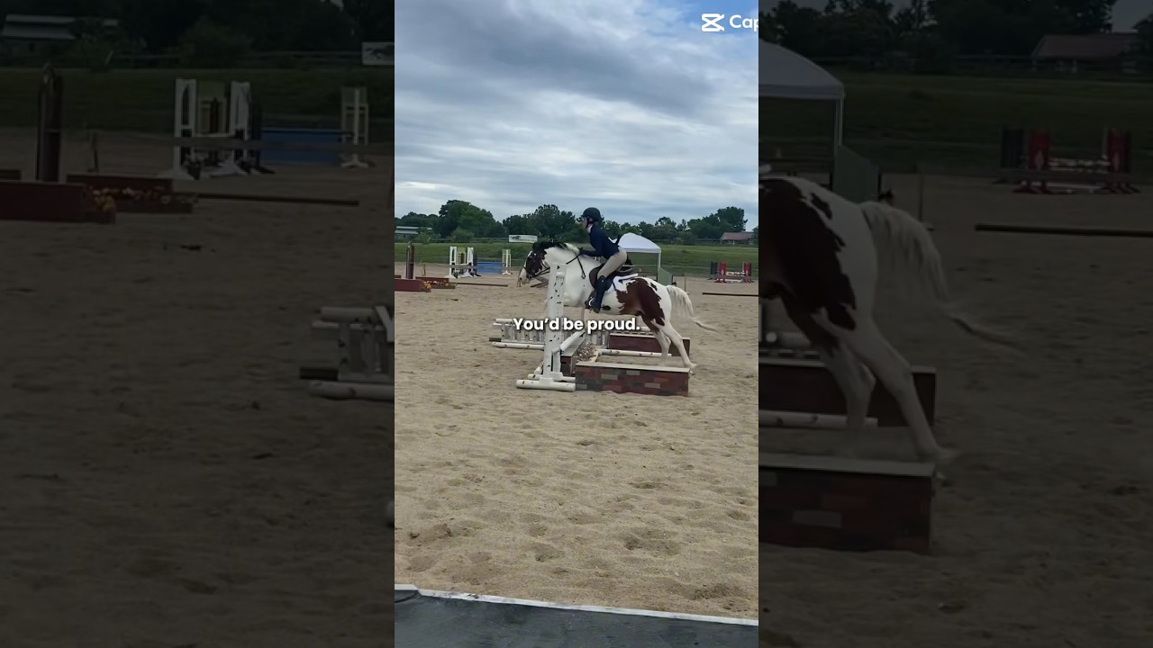 2 years apart🫶🏻 #horse #pache #equestrian #hunterjumper #fyp #fypシ゚ #viral #shorts