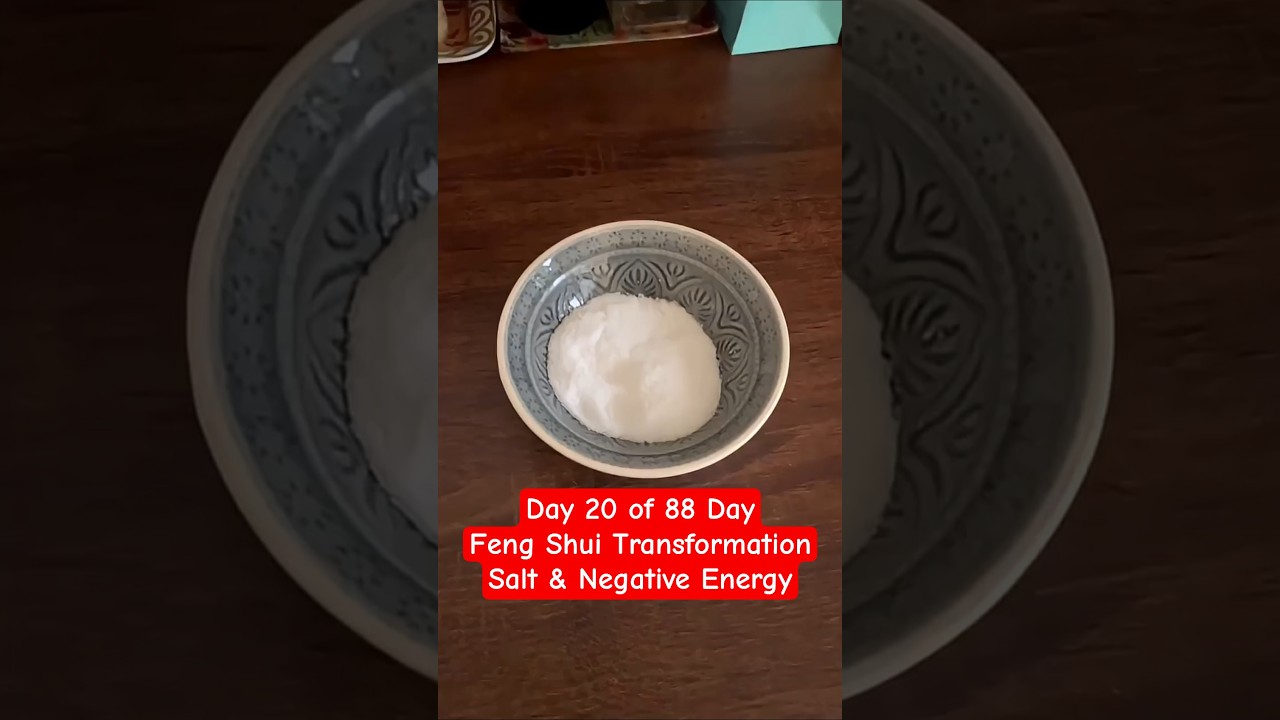 3 Easy Salt Rituals to Clear Negative Energy at Home 🧂✨ | #EnergyClearing #FengShuiTips