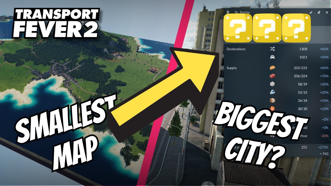 Can I Grow a Mega City on the Smallest Map in Transport Fever 2?