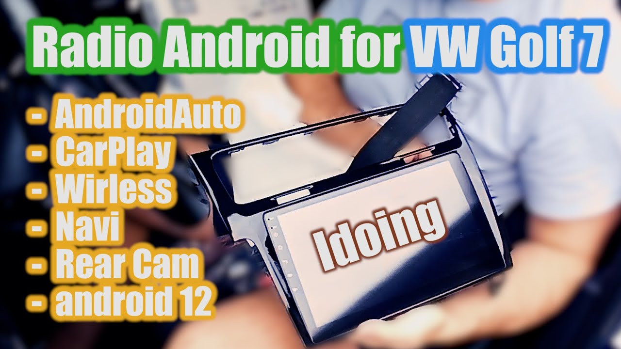 VW Golf 7 Radio Navi AndroidAuto CarPlay Wireless CP off