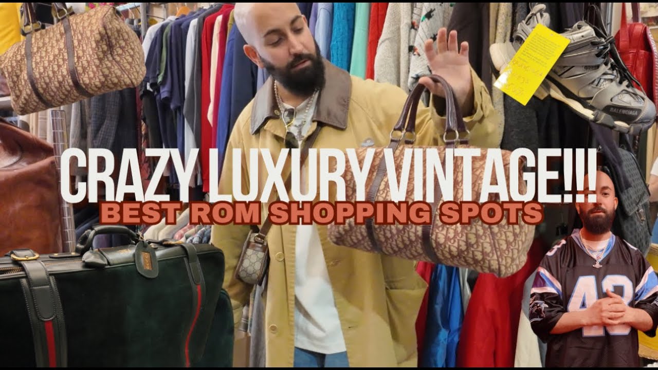 XXL VINTAGE & STREETWEAR SHOPPING VLOG 📍ROM ( Du wirst nicht glauben was ich gefunden habe 😱 )