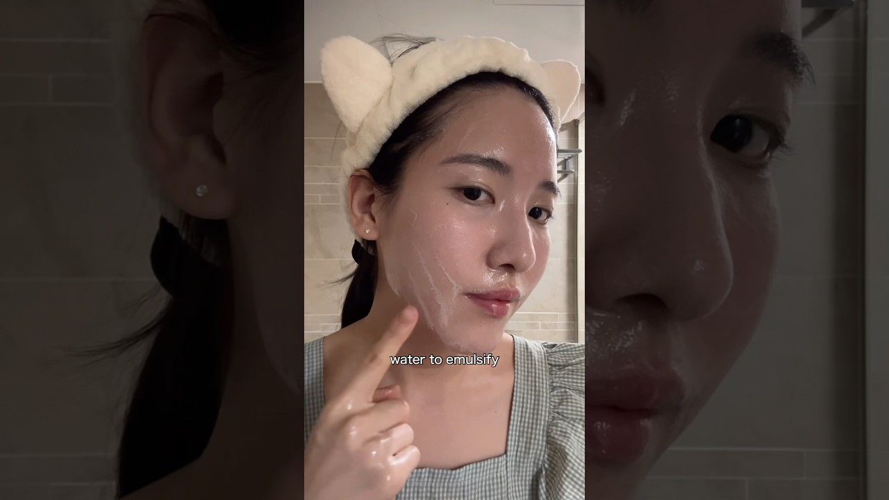 Double cleansing techniques for clear skin 