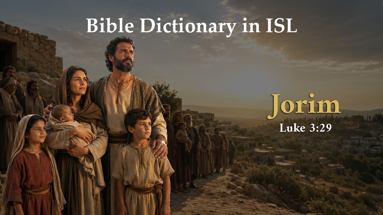 Jorim | Bible Dictionary | Indian Sign Language
