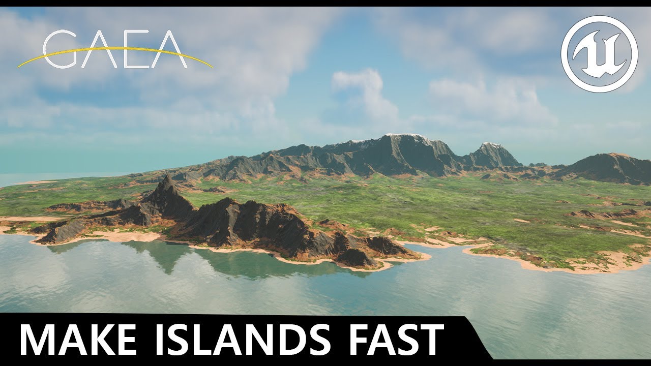 How to Make Landscape FAST using Gaea 2.0  and Unreal Engine 5