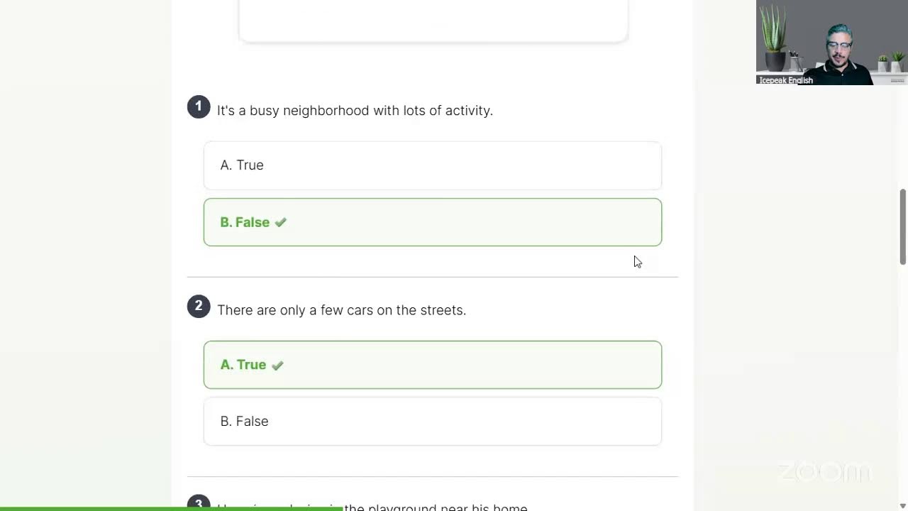 A1 reading practice