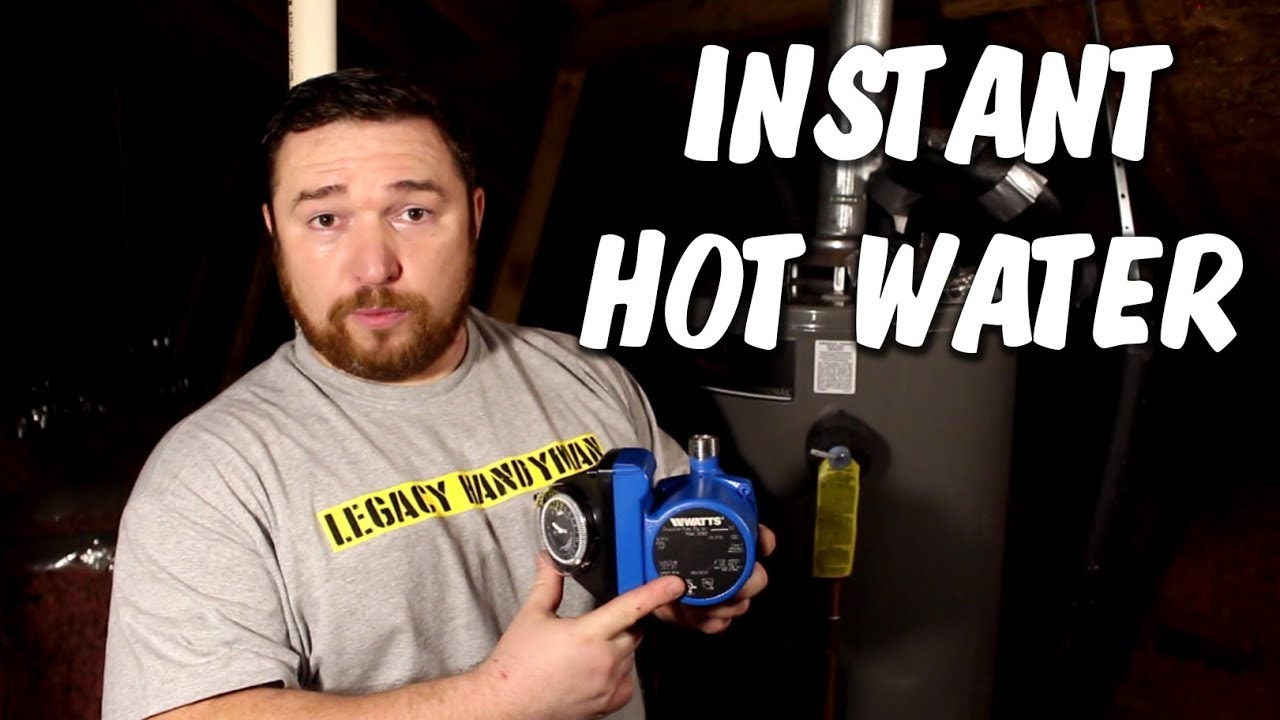 Get instant hot water with a Standard Water Heater