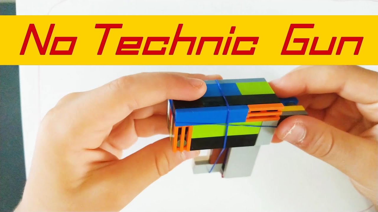How to make NO TECHNIC Lego Gun (TUTORIAL) - POWERFUL💪