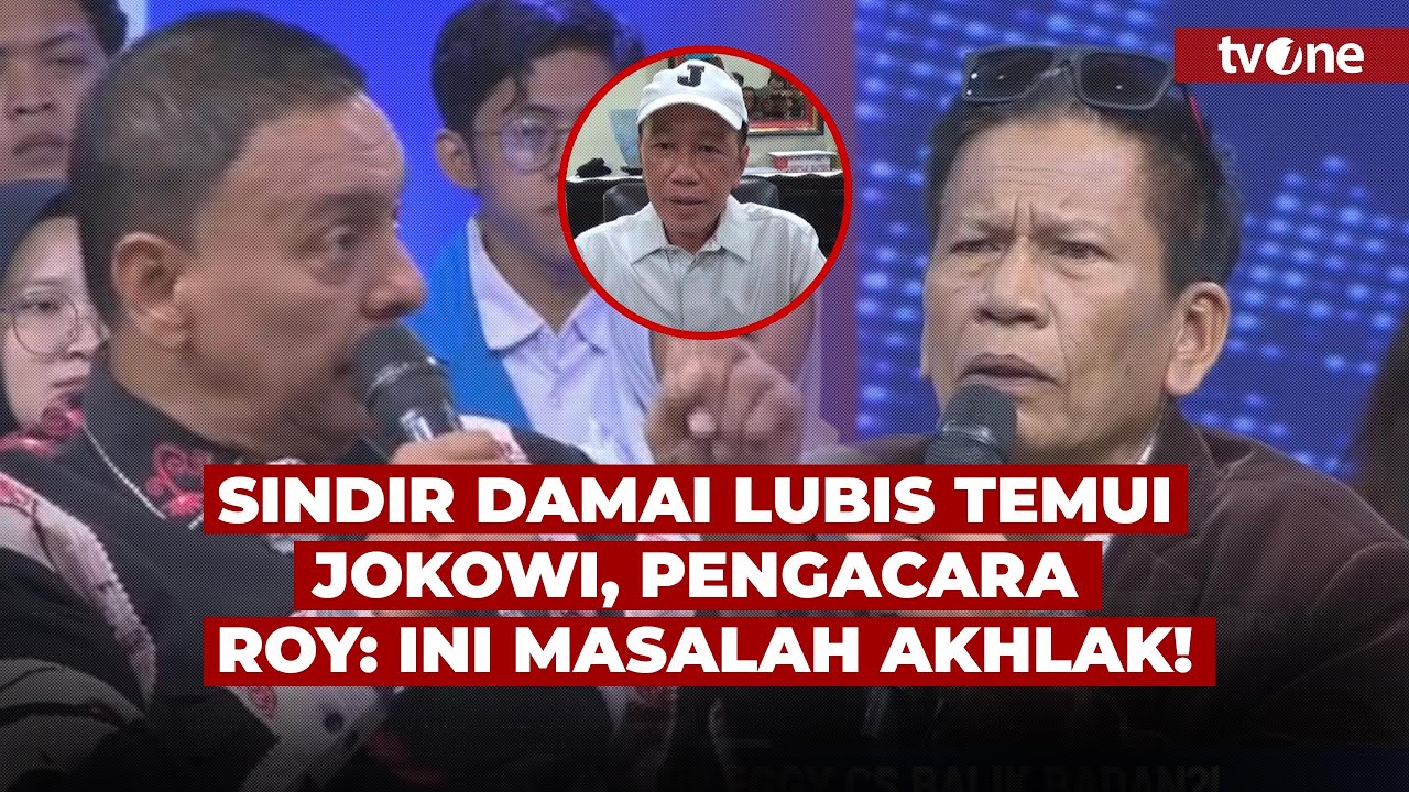 Adu Argumen Damai Lubis vs Pengacara Roy Suryo soal Pertemuan dengan Jokowi di Solo | tvOne