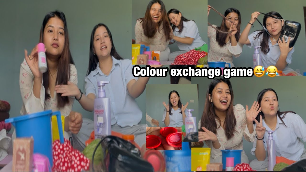 Budget friendly colour exchange game😂😂
