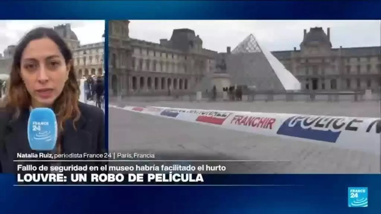 Informe desde Par&iacute;s: al menos 60 agentes investigan robo de joyas en el Louvre &bull; FRANCE 24