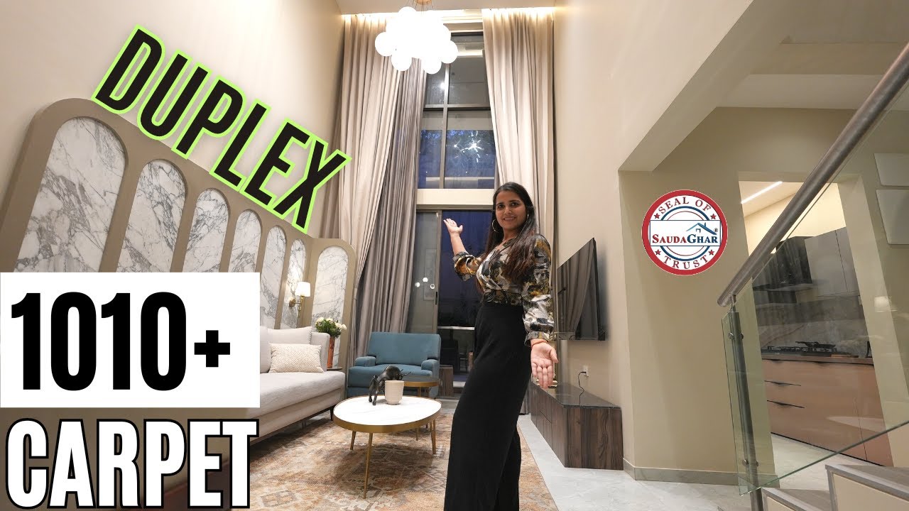 Pride World City Montreal Sample Flat 2BHK🔥 Double Height Living Room 🛋️ 