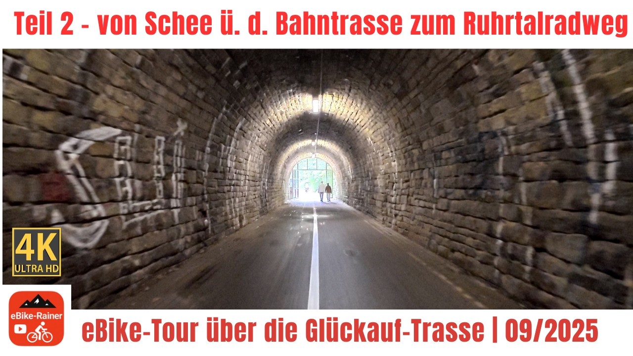 eBike-Tour | Nordbahn- Gl&uuml;ckauftrasse &uuml;ber Sprockh&ouml;vel - Hattingen, Ruhrradweg bis Dahlhausen Teil 2