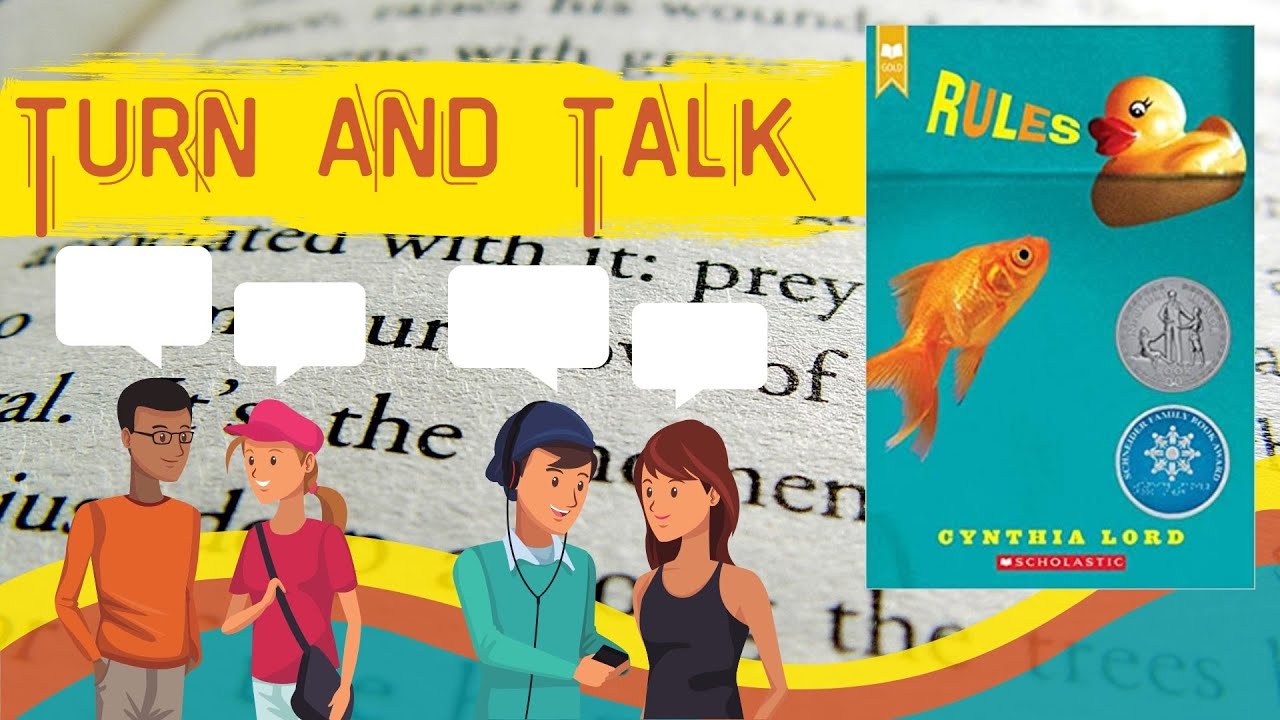 Rules Turn and Talk: A Fun 20 Minute Novel Review (Plus Speaking and Listening Practice)