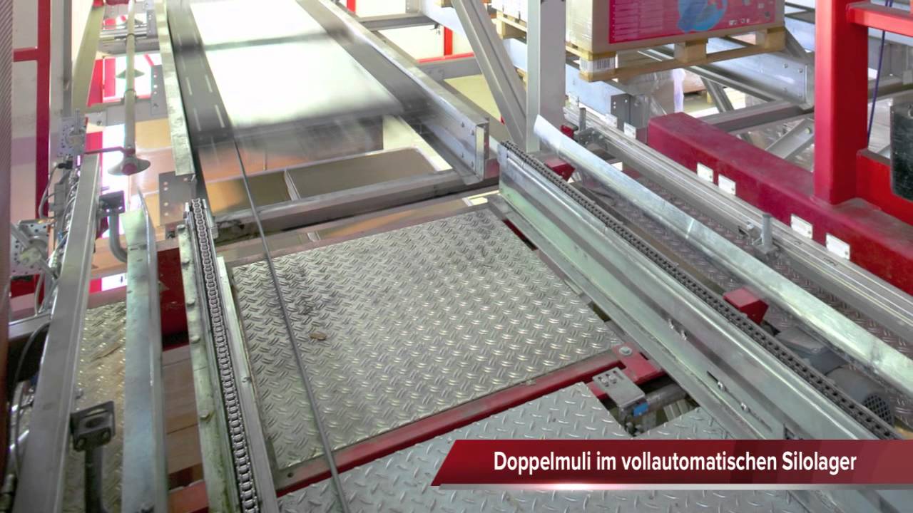 Big Hochregallager, Materialfluss und Kommissionierung