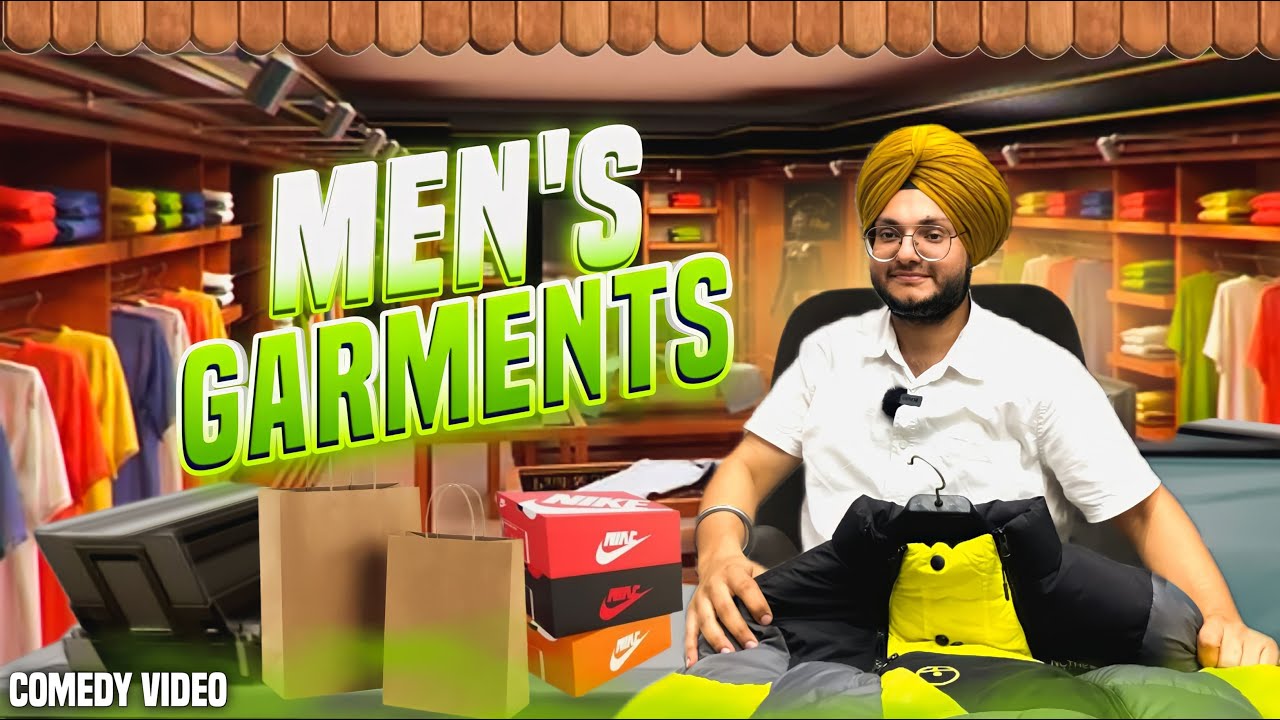 MEN'S GARMENTS SHOP 🙋🏻&zwj;♂️ 😂 || COMEDY VIDEO || Purewal Paramjit