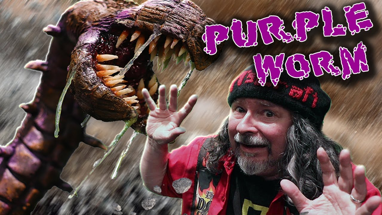 How to Make a PURPLE WORM Dungeons and Dragons Monster (No Mid Vid Adds)