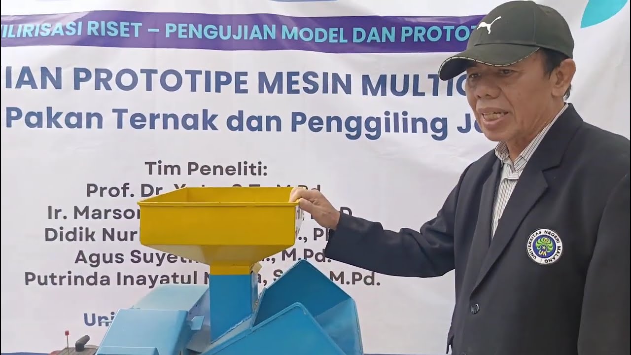 Inovasi Mesin Multiguna Penggiling Jagung & Pencacah Pakan | Hilirisasi&ndash;Pengujian Prototipe 2025