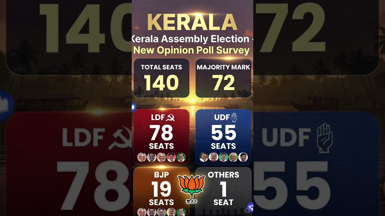 Kerala assembly election new opinion poll survey #keralapolitics #keralanewslive #ldf #udf #ldfvsudf