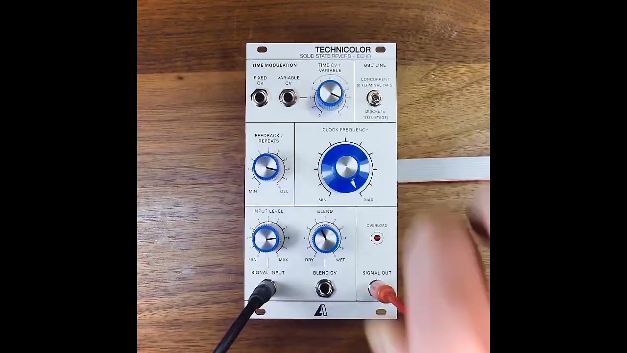 LA Circuits Technicolor Solid State BBD Reverb Echo Demo