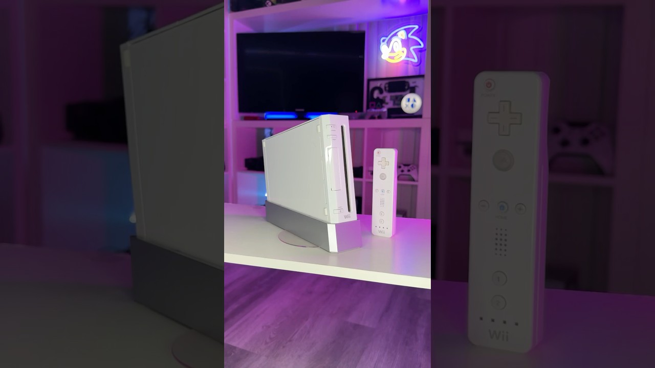 Nintendo Wii startup 🏸 #asmr #gaming #Nintendo #retrogaming #startup #wii