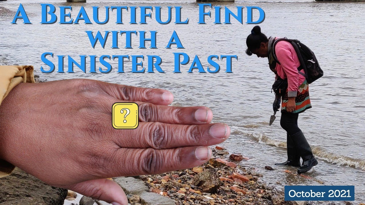 Mudlarking the River Thames - A Beautiful Thames Find tinged with Pain & Sadness