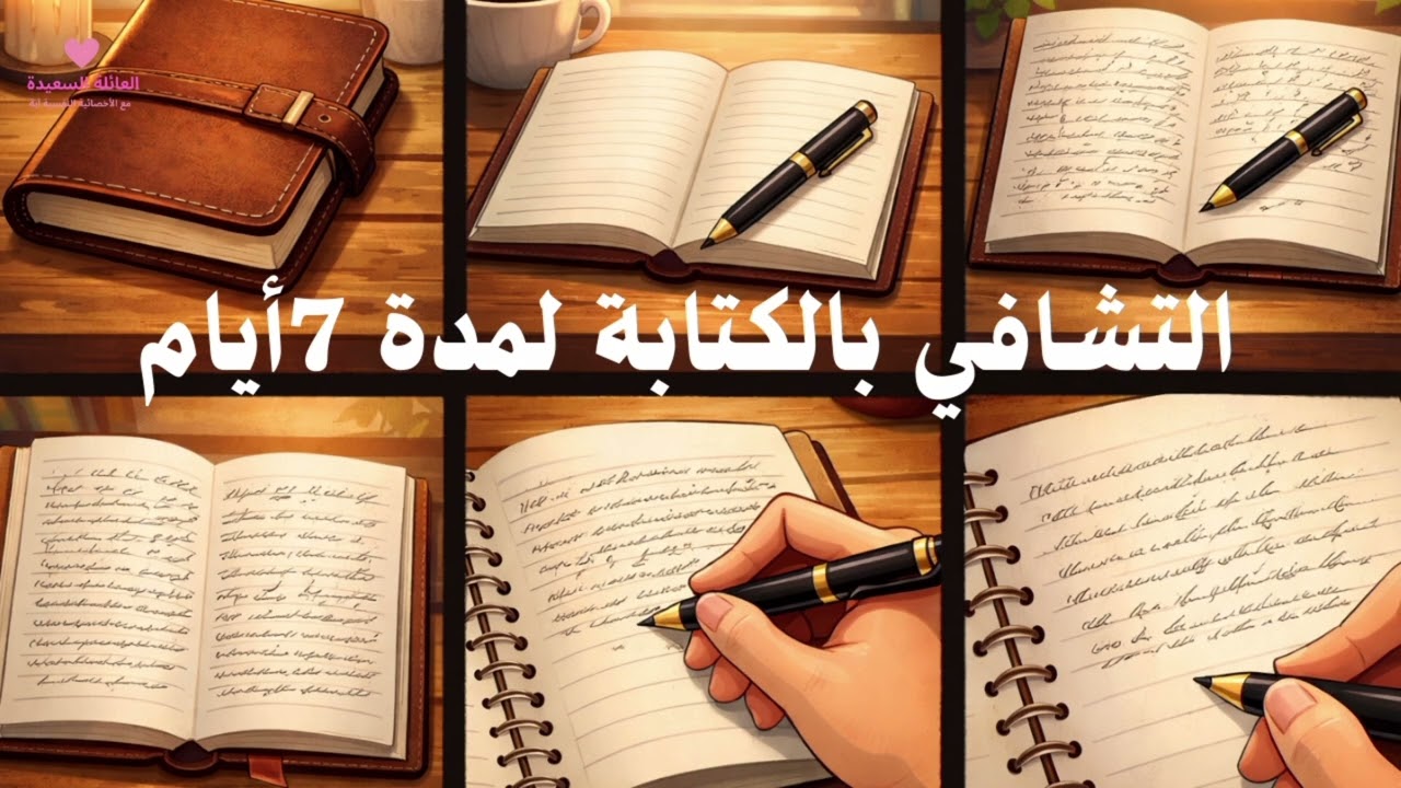 تحدي التشافي بالكتابة | ٧ أيام للشفاء العاطفي والعودة إلى الذات