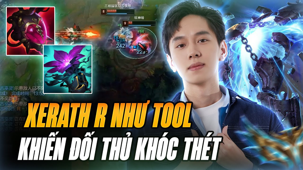 WANGJICHAO666 VÀ GIÁO ÁN XERATH - SKILLSHOT CỰC KHÉT KHIẾN ĐỐI THỦ KHÓC THÉT
