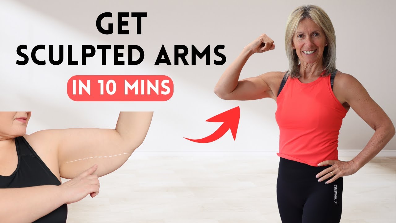 Get Slim Toned Arms In 10 Mins At Home For Older Ladies