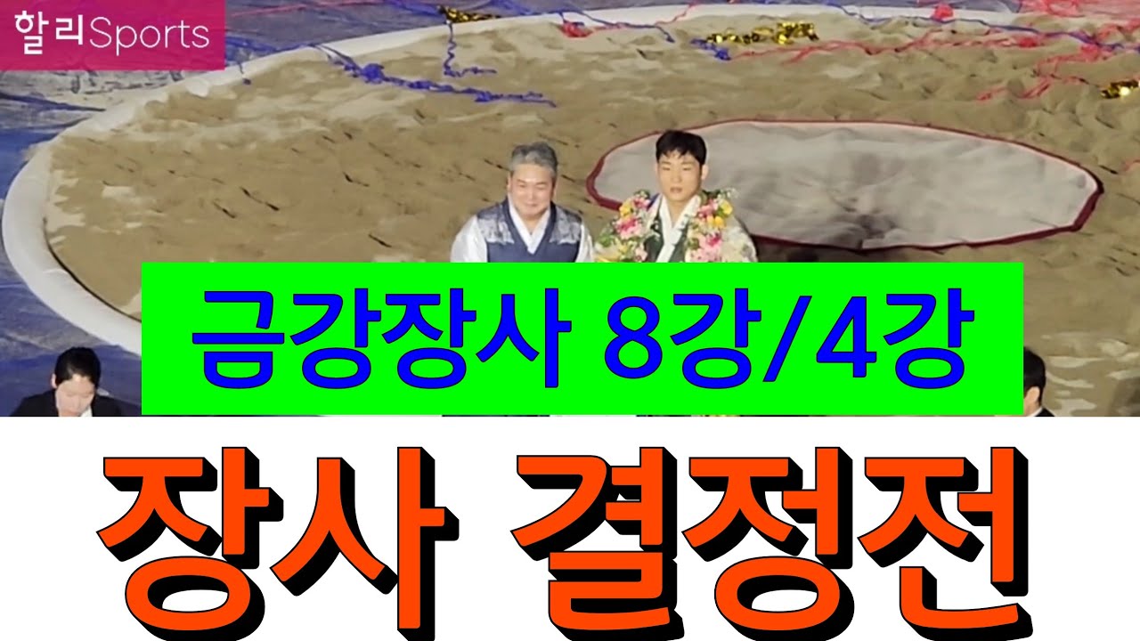 금강장사 8강/4강/장사결정전 / 2026태안설날장사씨름대회 /태안종합실내체육관 #할리Sports # 씨름대회 #오늘도한편 #족구 #족구대회 