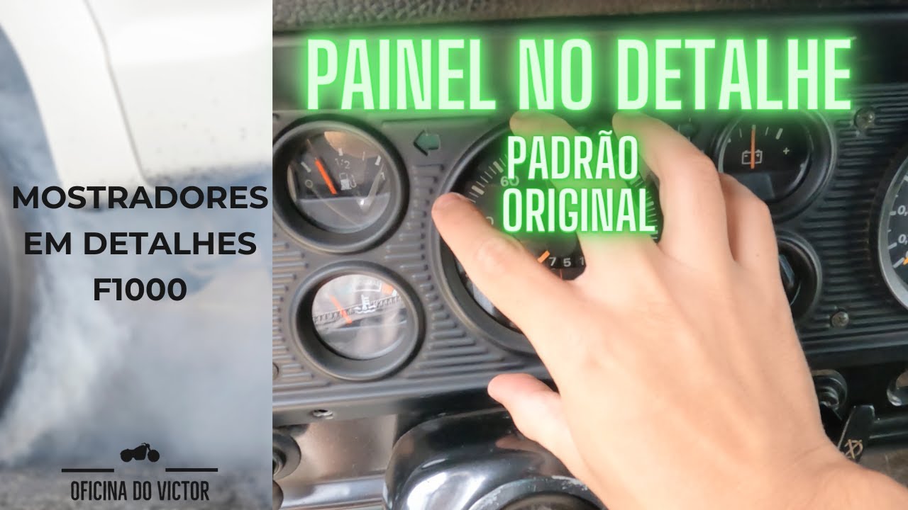Saiba Tudo Sobre Painel e Mostradores da F1000 1990 - Oficina do Victor