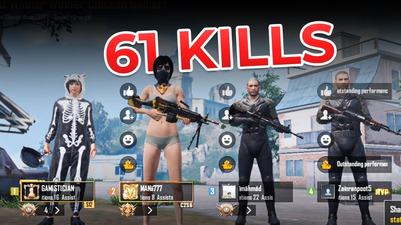 I Dropped 61 Kills in PUBG Mobile