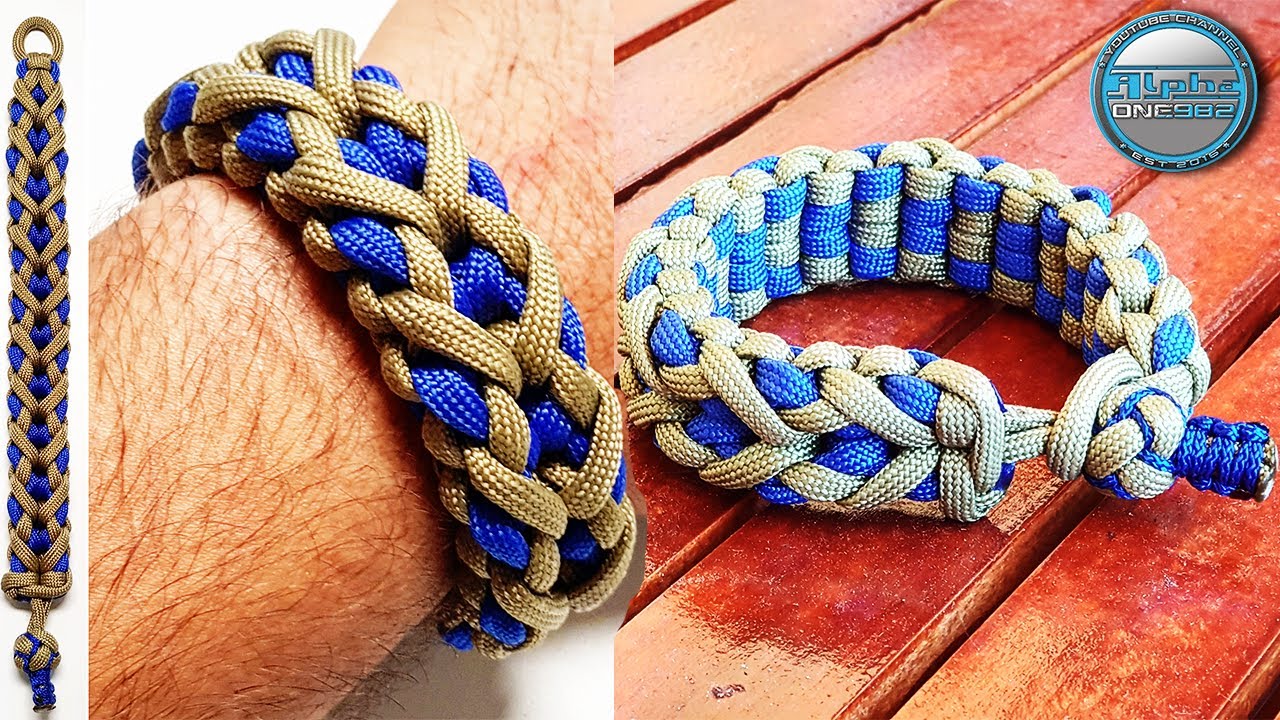 How to Make an Awesome Paracord Bracelet Webbed Endless Falls World of Paracord Tutorials DIY