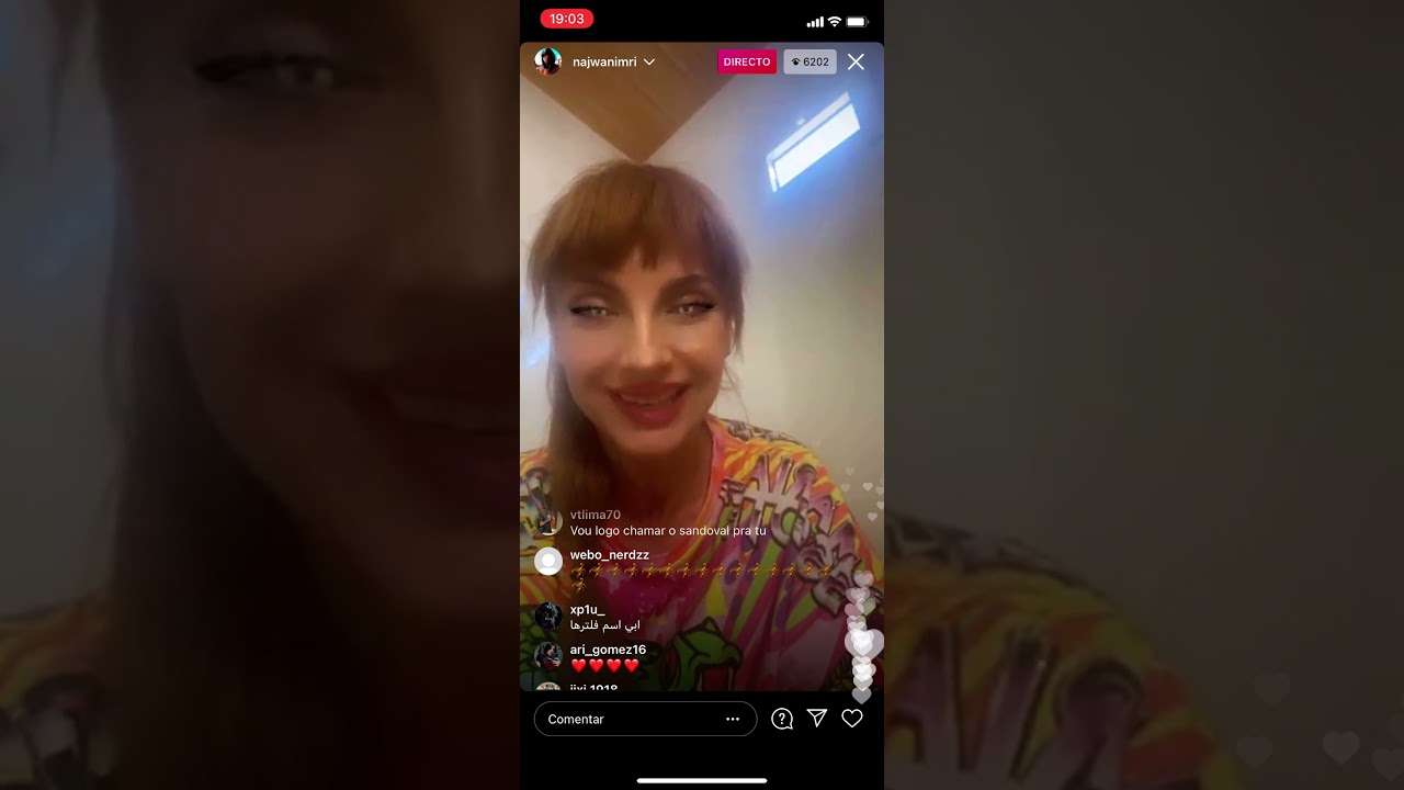 2021-04-21 - Najwa Nimri Instagram Live