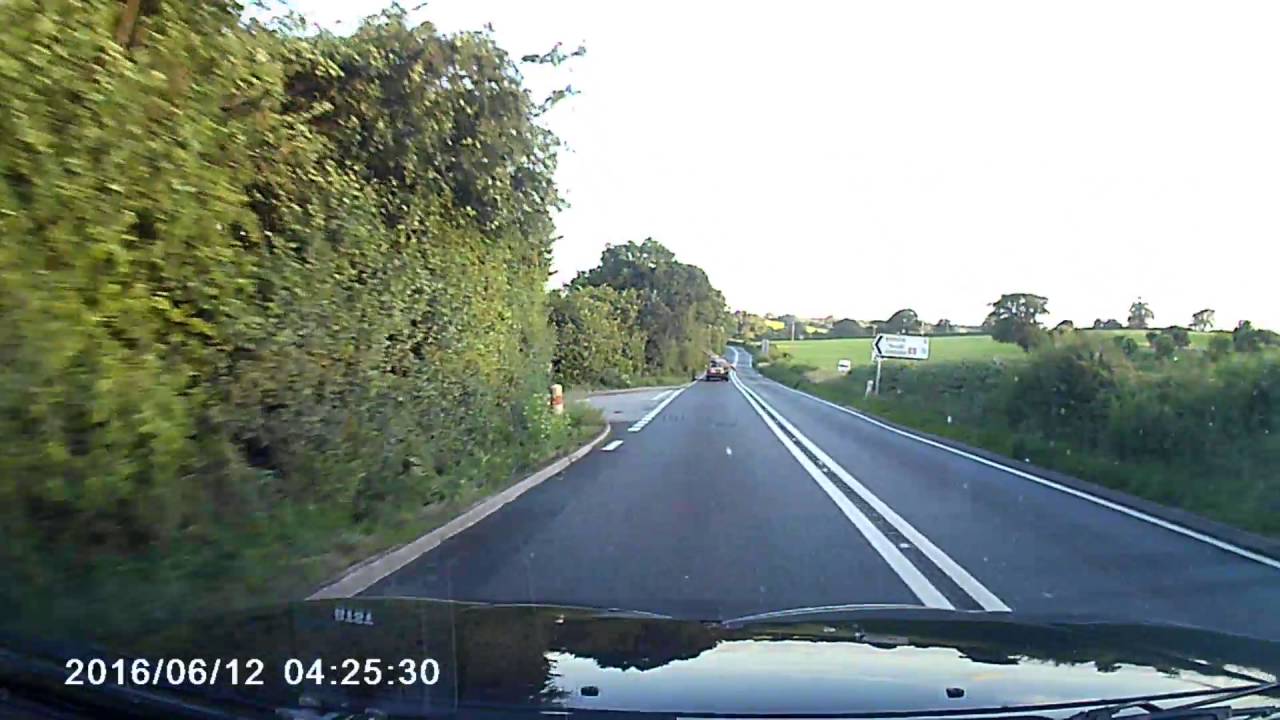 Car & Trailer jackknife on A37 Yeovil to Dorchester 28-06-16