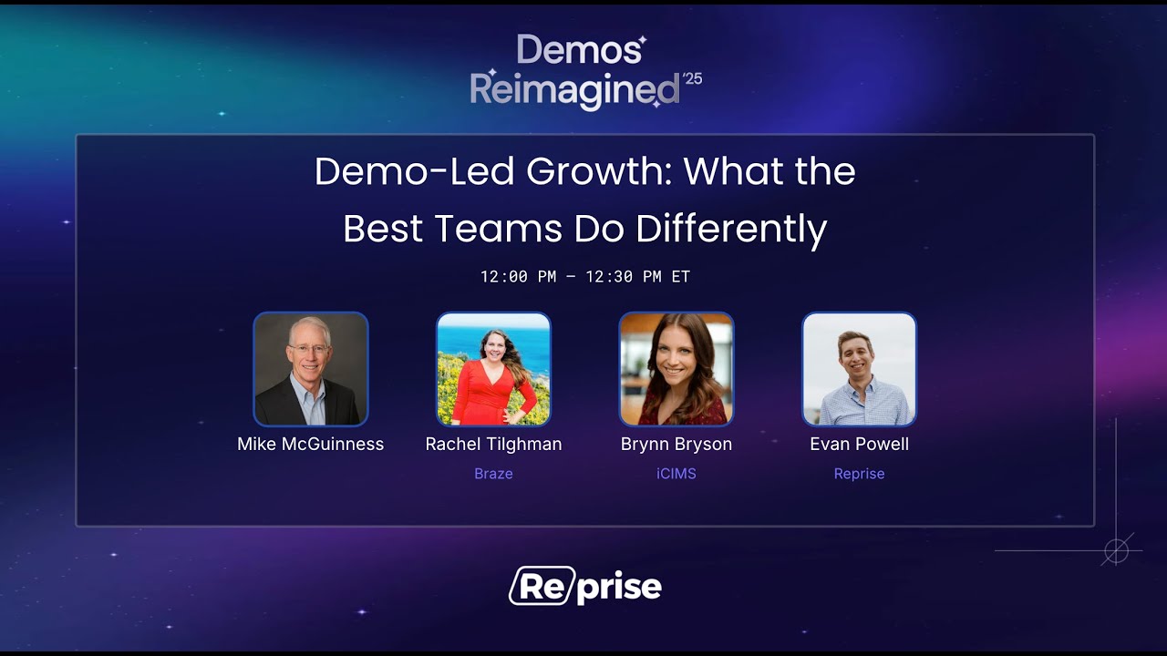 [Demos Reimagined 2025] - Demo-Led Growth: What the Best Teams Do Differently