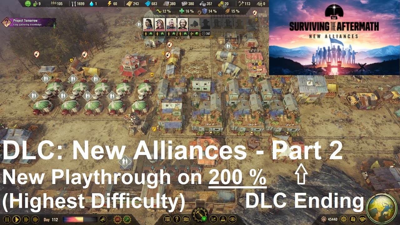 Surviving The Aftermath: New Alliances - Playthrough on 200 % Part 2 - No Commentary Gameplay