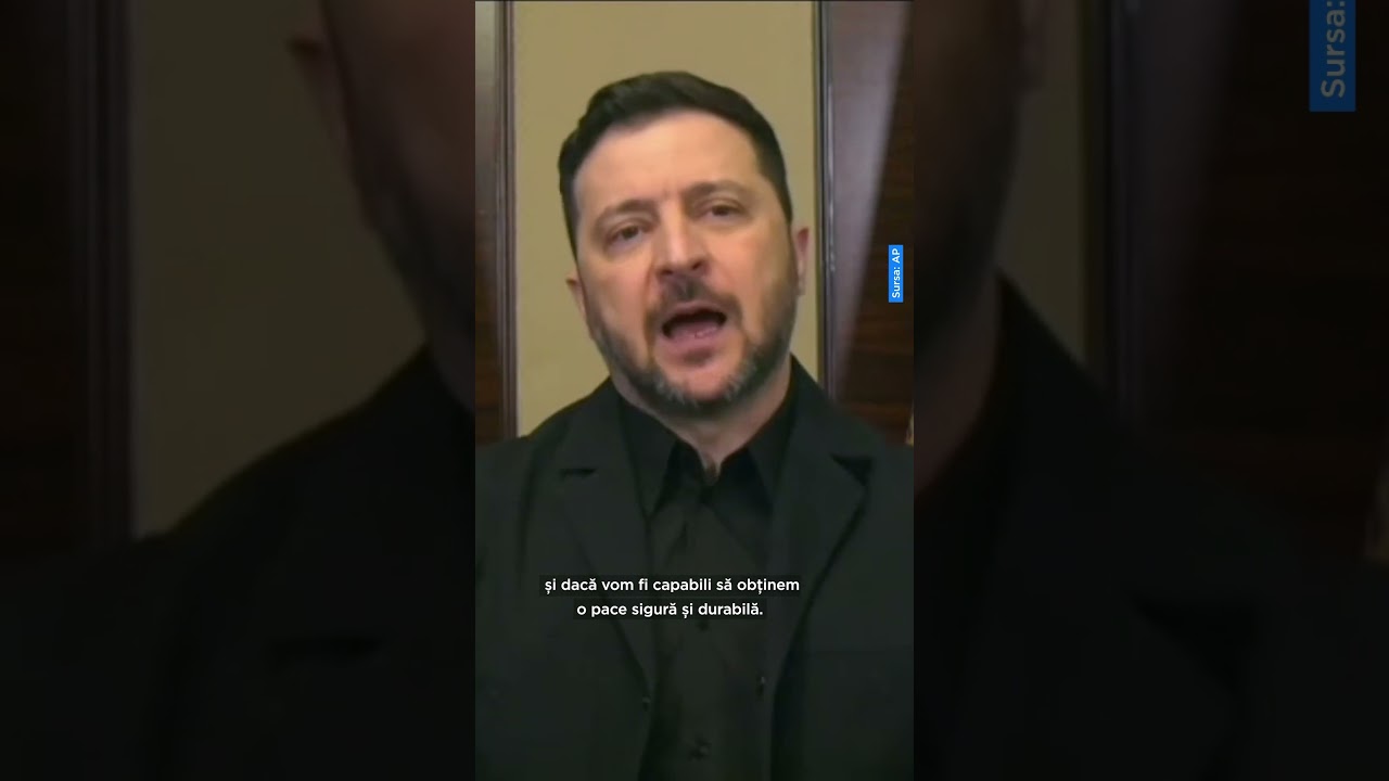 Zelenski, aplaudat în Parlamentul European: Cerem „o dată clară pentru aderarea la UE”