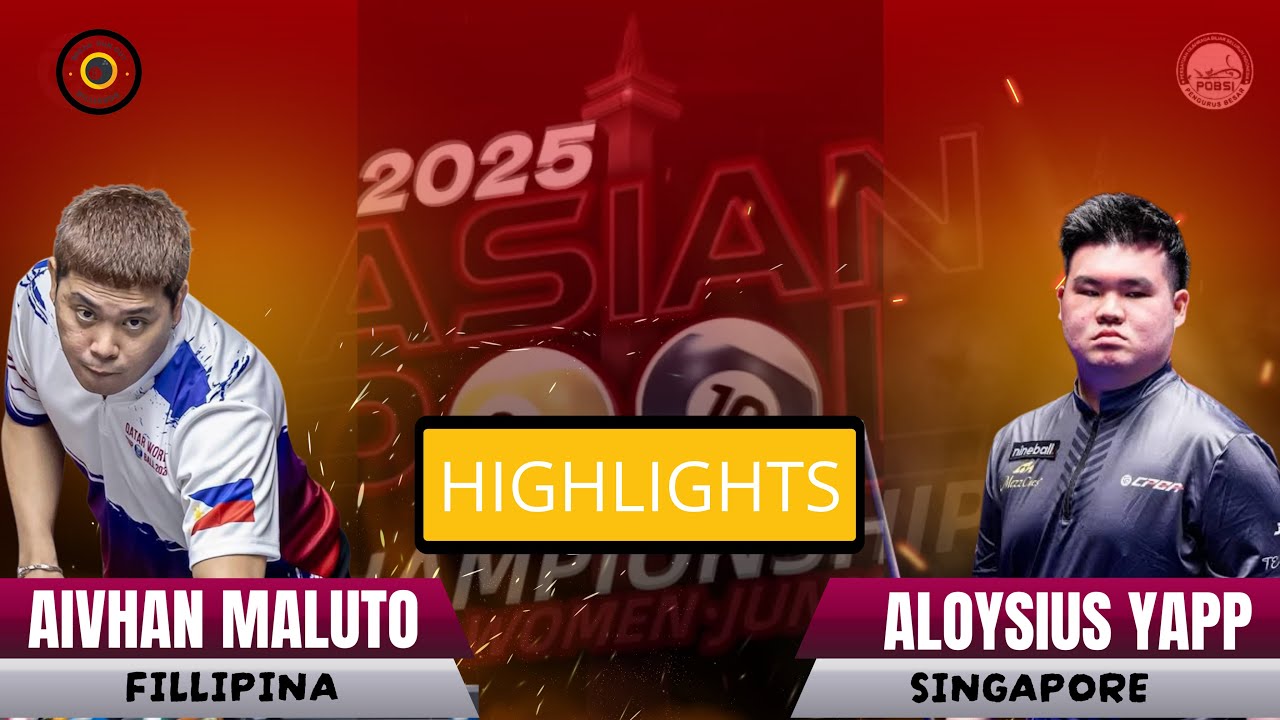 QUARTER FINAL || Aivhan Maluto 🆚 Aloysius Yapp || ASIAN POOL CHAMPIONSHIP 2026