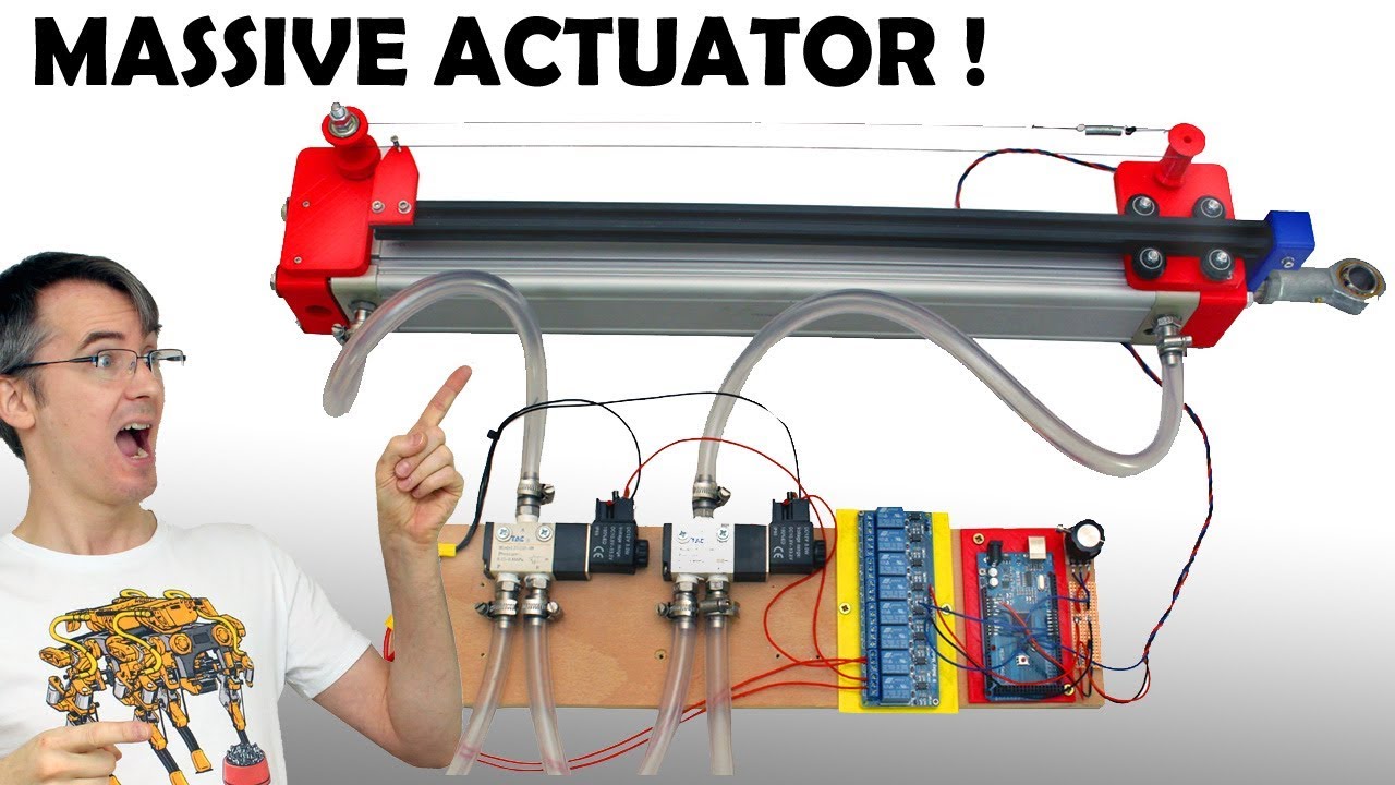 Эксперименты с управлением положением пневматических приводов | Джеймс Брутон